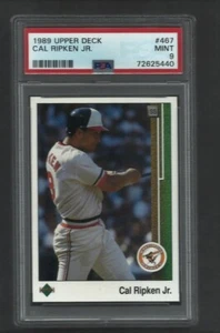 PSA 9 como nuevo Cal Ripken 1989 cubierta superior #467 - Imagen 1 de 1