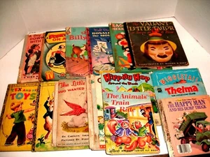 Little Golden, Elf, Whitman Etc Kids Vintage Books for Crafting, Scrapbooking  - Picture 1 of 1
