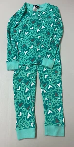 JOE BOXER GREEN W/HEARTS TOP AND BOTTOMS YOUTH THERMAL UNDERWEAR SIZE 10 - Picture 1 of 12
