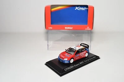 A80 1:43 NOREV 159750 CITROEN XSARA WRC TOUR DE CORSE 2004 WRC LOEB MIB 2 - Immagine 1 di 4