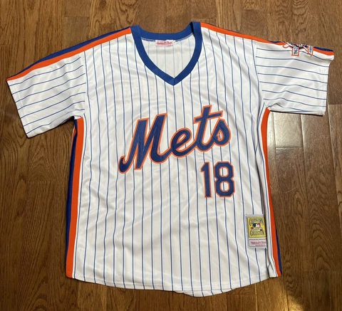 Mitchell & Ness Authentic Jersey Darryl Strawberry Home Jersey 25th Anniversary Cover