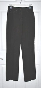 BODEN Brown STRETCH BRUSHED COTTON STRAIGHT LEG JEANS PANTS Girl's 8 R - Picture 1 of 5