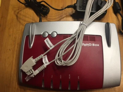 AVM Fritz!Box 7430 rot/silber 450 MBit/s 2,4 GHz Voice over IP DECT - Bild 1 von 3