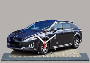 MINIATURE, MODEL CARS, AUTO PEUGEOT 508 SW 01 EN HORLOGE - Picture 1 of 1