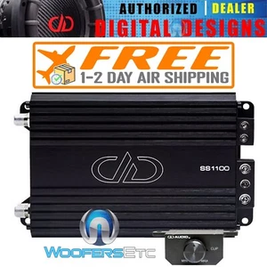 DD AUDIO SS1100 SUPER SMALL MONOBLOCK 1100W RMS SUBWOOFERS BASS AMPLIFIER NEW - Picture 1 of 7