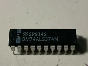NATIONAL IC - DM74ALS374N, D-Type Bus Interface Pos-Edge 3-ST, DIP-20. - Picture 1 of 3