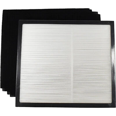 Purificador de aire HQRP True HEPA + 4 filtros de carbono de repuesto para HoMedics AF-20FL Foto 1 de 4