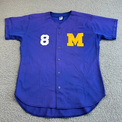 Camiseta deportiva Russell vintage para hombre extra grande malla púrpura #8 hecha en EE. UU. años 90 Foto 1 de 4
