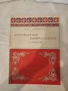 LOT OF 2 D.M.C. Library Turkish/Yugoslavia Embroideries Softcover - Picture 1 of 7