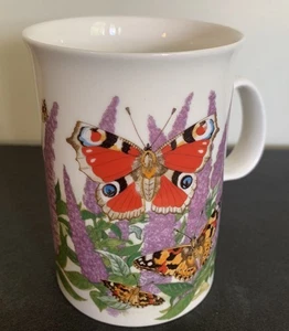 DUNOON BUTTERFLIES MUG by Sue Scullard Fine Bone China Made In England - Picture 1 of 6