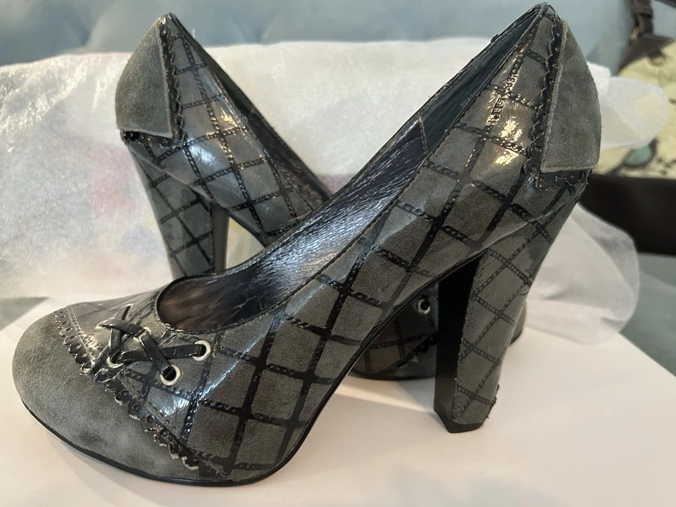 Classic And Timeless NAUGHTY MONKEY Black Shoes Heels  Sz 8.5 - Image 1 of 4