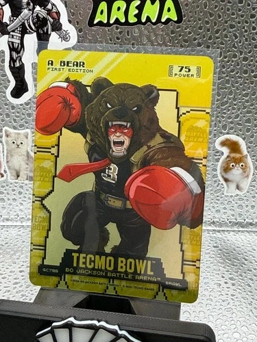 2026 Bo Jackson Battle Arena A Bear (Bobby Hebert) Brawl Gold Coin Flip #GC796
