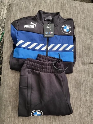 PUMA BMW MOTORSPORTS HOMBRE CHÁNDAL NEGRO PANTALONES DEPORTIVOS Y CHAQUETA Talla MEDIANA Foto 1 de 4