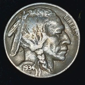 1934-D  BUFFALO NICKEL ~ SCARCE DATE ~ XF - Picture 1 of 2