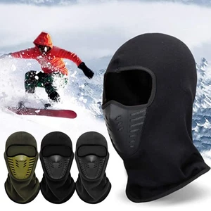 Máscara facial completa de invierno polar pasamontañas a prueba de viento ciclismo esquí arnés térmico - Imagen 1 de 31