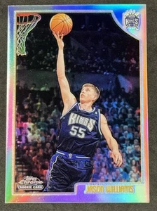 1998-99 Topps cromo Jason Williams novato #153 refractor sin enverdecimiento y centrado - Imagen 1 de 3