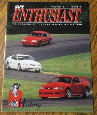 Ford Cobra Mustang SVT Enthusiast Magazine Literature Advertising 1999 Original - Image 1 of 4