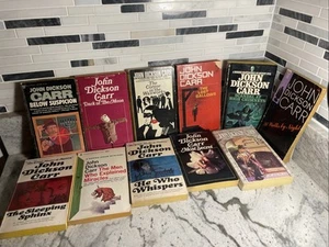John Dickson Carr Lot of 11 Paperback Books Mystery Crime with Dark Of The Moon - Picture 1 of 5