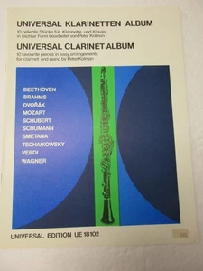 Album Clarinetto Universale per Clarinetto e Pianoforte Spartiti Arrangiato Peter Kolman - Foto 1 di 5