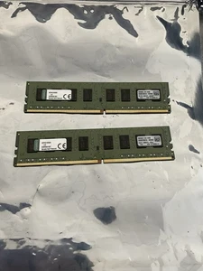 lot 2Kingston KCP421NS8/8 8GB DDR4-2133MHz PC4-17000 DIMM Memory RAM - Picture 1 of 2