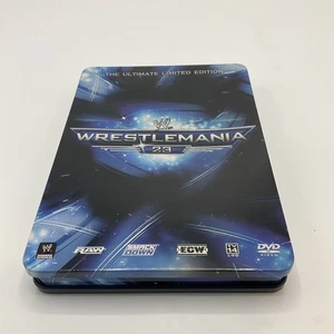 WWE WrestleMania 23 3 DVD 2007 Ultimate Limited Edition Collector's Tin Trump - Foto 1 di 3