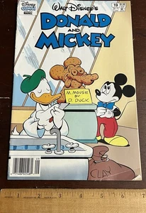 DONALD and MICKEY No 19 SEPTEMBER 1993 Disney COMICS-MARVEL - Picture 1 of 7