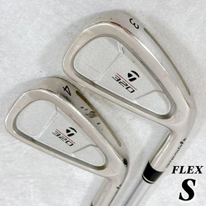 Juego de Hierro Largo Taylormade 320 Nº Club de golf 3 4 Flex S raro para hombre diestro - Imagen 1 de 10
