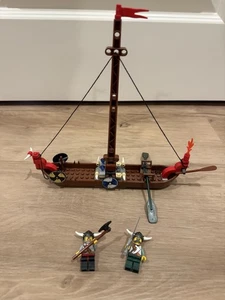 Lego Viking Boat 7016 - Incomplete - No Dragon - Picture 1 of 4