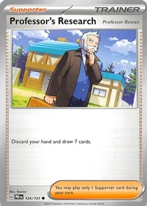Professor's Research 125/131 SV Prismatic Evolutions Pokemon 008440 - Picture 1 of 2