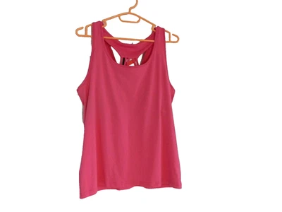 Nueva camiseta sin mangas T30 para mujer ropa deportiva con tiras al hombro rosa talla 14 Foto 1 de 4