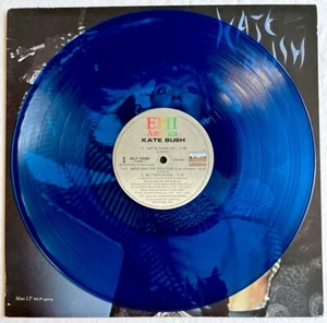 KATE BUSH -Rare Canadian Blue Vinyl Mini LP- Sat In Your Lap/Babooshka (Record) - Picture 1 of 5