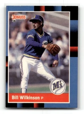 1988 Donruss Baseball Card Bill Wilkinson Seattle Mariners #568 - Image 1 of 2