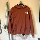 The North Face red box pullover hoodie Burnt Orange Size XL