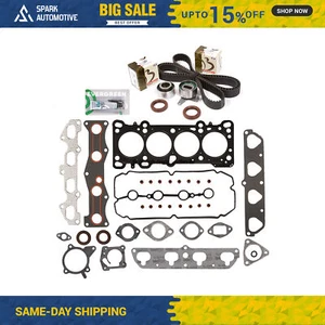 Juego de juntas de cabeza kit de correa de distribución ajuste 03-05 Kia Rio 1.6 DOHC 16V A6D - Imagen 1 de 9