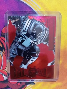 Agent Venom Red RETRO Pmg Spider-Man Metal Universe Card/100 - Picture 1 of 2