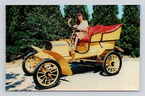 1904 Franklin automóvil turístico de entrada trasera Long Island postal museo de automóviles - Imagen 1 de 2