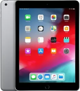 Apple iPad 6th Gen. 128GB, Wi-Fi, 9.7in - Space Gray WIFI BLUETOOTH IOS 17 - Picture 1 of 5