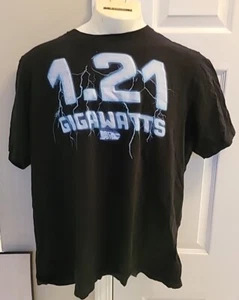 Back to the Future 1.21 GIGAWATTS movie Canvas Tee t-shirt Black Universal 3XL - Picture 1 of 12
