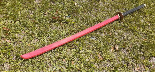 44.5” Rivers of Blood Foam Katana Samurai Sword Elden Fantasy Video Game  Cosplay