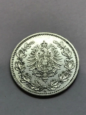 1877-A German Empire 50 Pfennig XF+ #9089 - Image 1 of 2