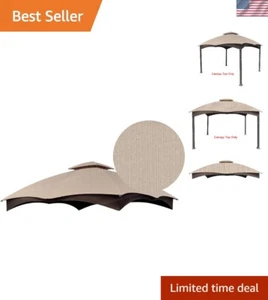 Ersatz Baldachin Verdeck für Lowe's Pavillon GF-12S004BTO in stylischem Beige Ripstop - Bild 1 von 6