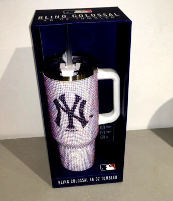 YANKEE BLING "RHINESTONE" COLOSSAL 40oz TUMBLER (NIB) - Image 1 of 3