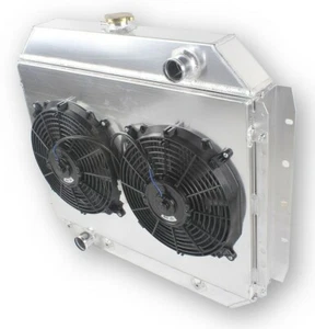 3Row Radiator Shroud Fan For Ford F100 F150 F250 F350 Ranger Bronco 1966-1979 78 - Bild 1 von 12
