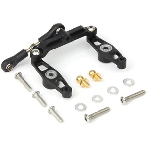 Juego de brazos de dirección manivela con cojinetes de bolas de aluminio para automóvil de radiocontrol para Tamiya TT-02 TT-02B - Imagen 1 de 5