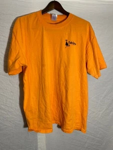 P Buckley Moss T-Shirt Signed! Orange with Black Cats - Sz. XL - Picture 1 of 6