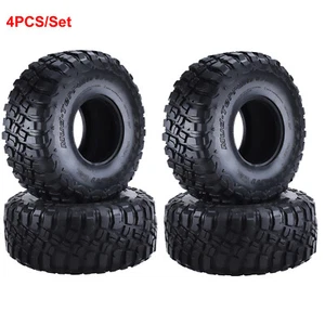 4PCS 2,2 Zoll Gummi Reifen Tires für 1:10 Axial SCX10 TRX-4 D90 D110 RC Crawler - Bild 1 von 6