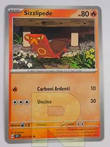 Sizzlipede ® Scintille Folgoranti 027/191 ® Comune ® Pokemon ® Italiano - Picture 1 of 1