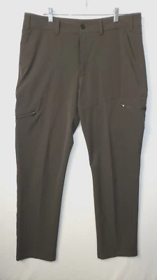 Magellan Pants Mens 35x32 Classic Fit Moisture Wicking Hiking Cargo Gray - Image 1 of 4