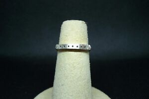 14K Ladies Ring With A Yellow Gold Shank And A White Gold Top
