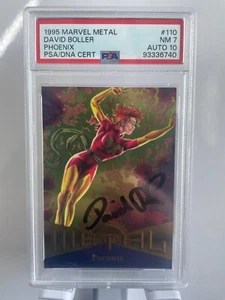1995 Fleer Marvel Metal PHOENIX #110 PSA 7 / PSA certified autograph - Pop of 1! - Picture 1 of 2